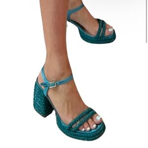 CASTANER Victoria Sandal in Azul size 11